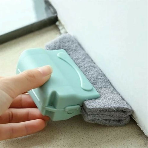 Window Frame Door Groove Cleaning Brush-Green